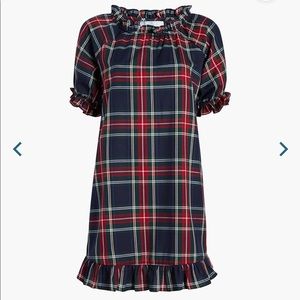NWOT The Katherine Nap Dress in Navy Tartan